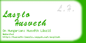 laszlo husveth business card